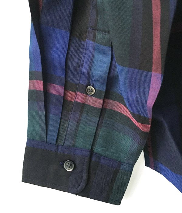 DESCENDANT/HYANNIS B.D LS SHIRT FULL SIZE (NAVY)