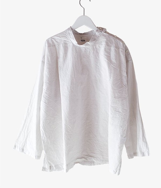 holk/MARINE SHIRT (OYSTER WHITE)