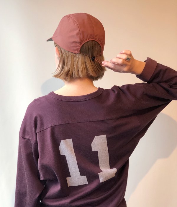 PHEENY/NYLON TAFFETA REVERSIBLE CAP(PINK×BROWN)