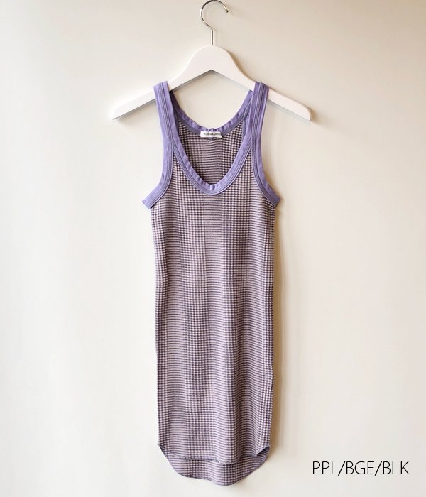 FUMIKA_UCHIDA Needle Drawing/BORDER TANK | hartwellspremium.com