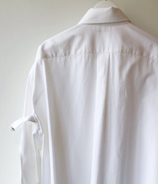 FUMIKA_UCHIDA/Oxford/ARM-BELTED SHIRTS(WHITE)