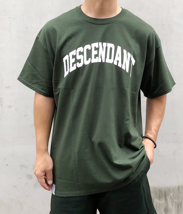 DESCENDANT TEAM SS TEE GREEN Lサイズ Tシャツ - Tシャツ/カットソー