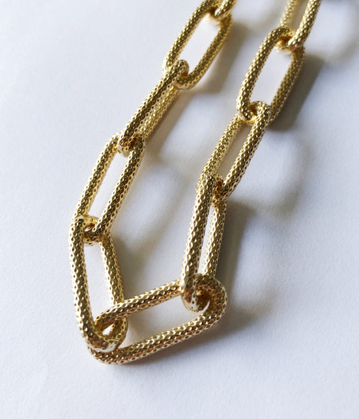 R.ALAGAN/HEAVY CHAIN NECKLACE(GOLD)