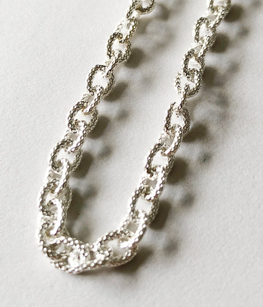 R.ALAGAN/KOMON CHAIN NECKLACE(SILVER)