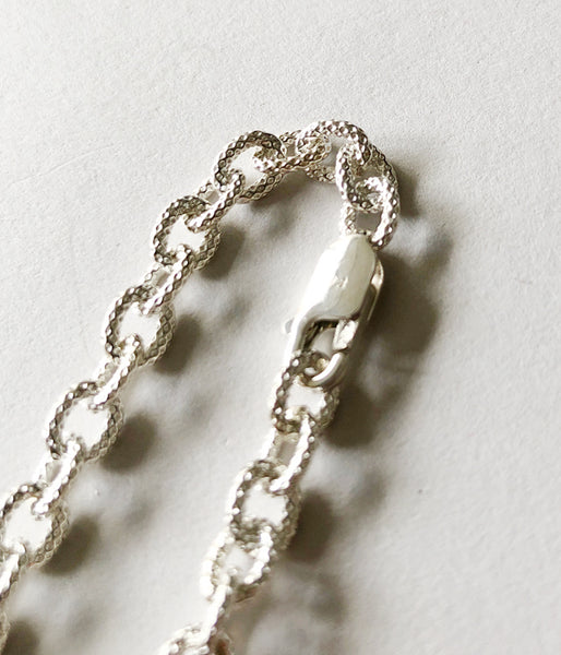 R.ALAGAN/KOMON CHAIN NECKLACE(SILVER)