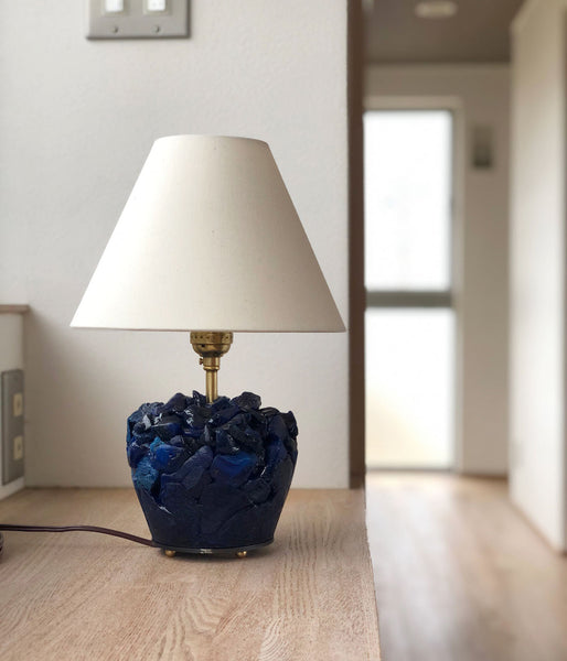 R.ALAGAN/ENGRAVED BLUE LAMP