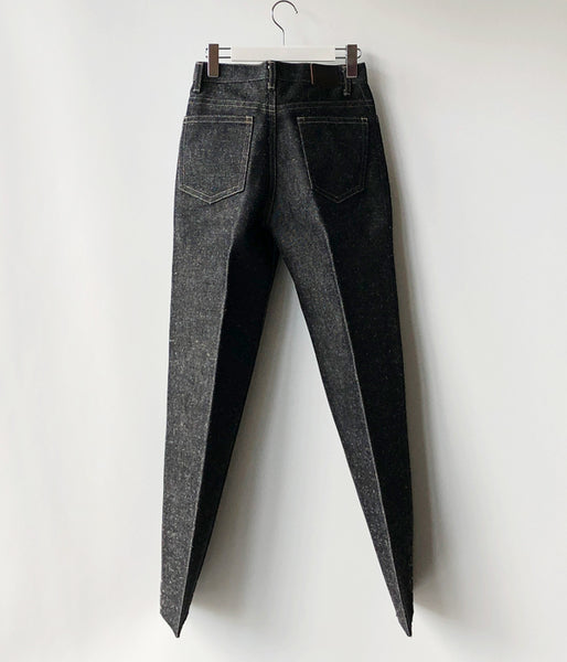 FUMIKA_UCHIDA/Bonding Denim/WIDE STRAGIHT PANTS(BLACK/BLK/size34)