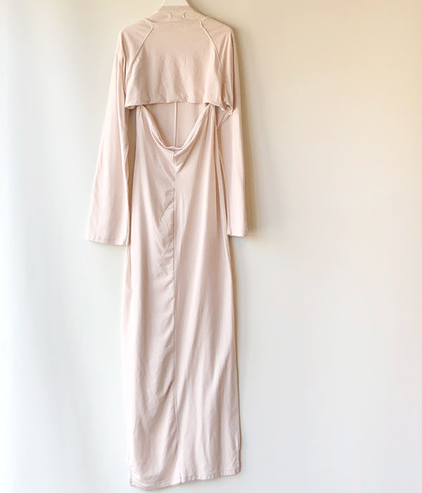 FUMIKA_UCHIDA/SEPARATE LONG-SLEEVE DRESS(PINKGREY) 