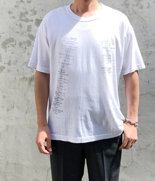 visvim JUMBO TEE S/S (SUPERFINE) ホワイト JUMBO TEE S/S (SUPERFINE) | Visvim Official North American