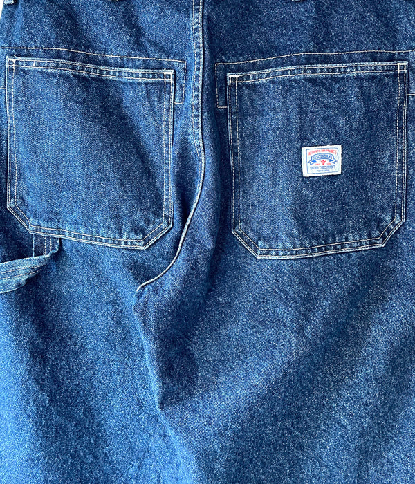 DESCENDANT/DIY PAINTER TROUSERS (INDIGO)