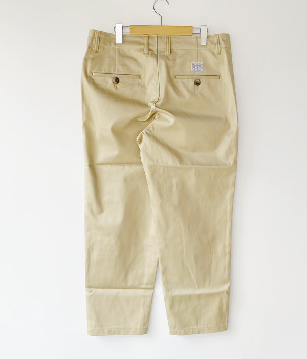 DESCENDANT/DC-6 TWILL TROUSERS (BEIGE)