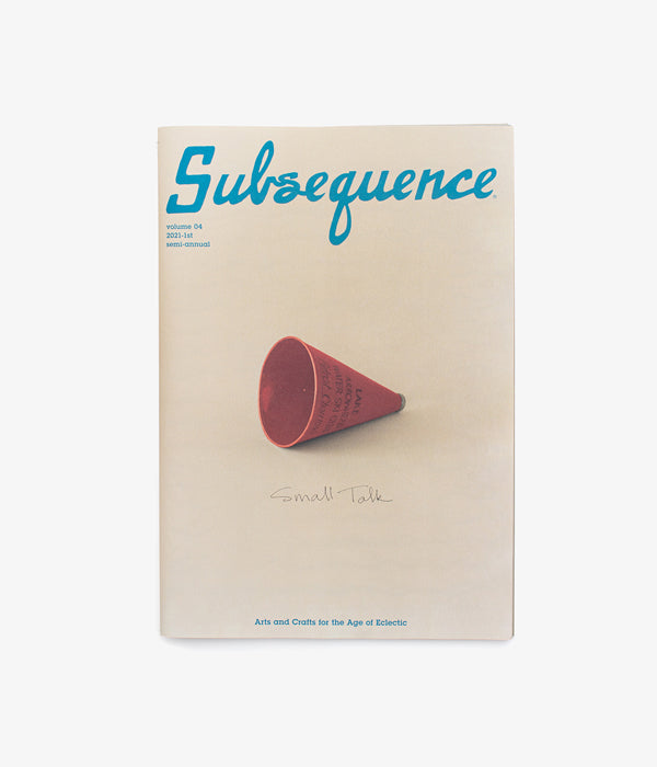 Subsequence Magazine サブシークエンス マガジン SUBSEQUENCE MAGAZINE VOL.7-サブシークエンスマガジン-visvim