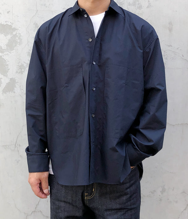 POLYPLOID/SHIRT JACKET C (NAVY)