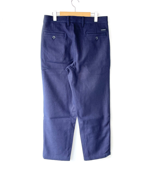 DESCENDANT/DC-3 INDIGO TWILL TROUSERS (INDIGO)