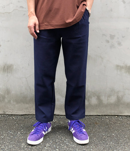 DESCENDANT/DC-3 INDIGO TWILL TROUSERS (INDIGO)