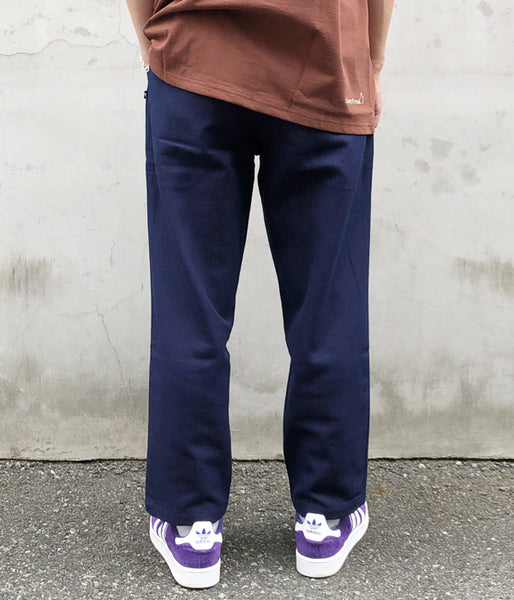 DESCENDANT/DC-3 INDIGO TWILL TROUSERS (INDIGO)