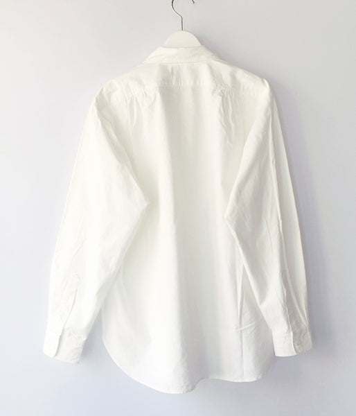 BLUE BLUE JAPAN/ANTIQUE CLOTH REG COLOR BOX SHIRT (WHITE)