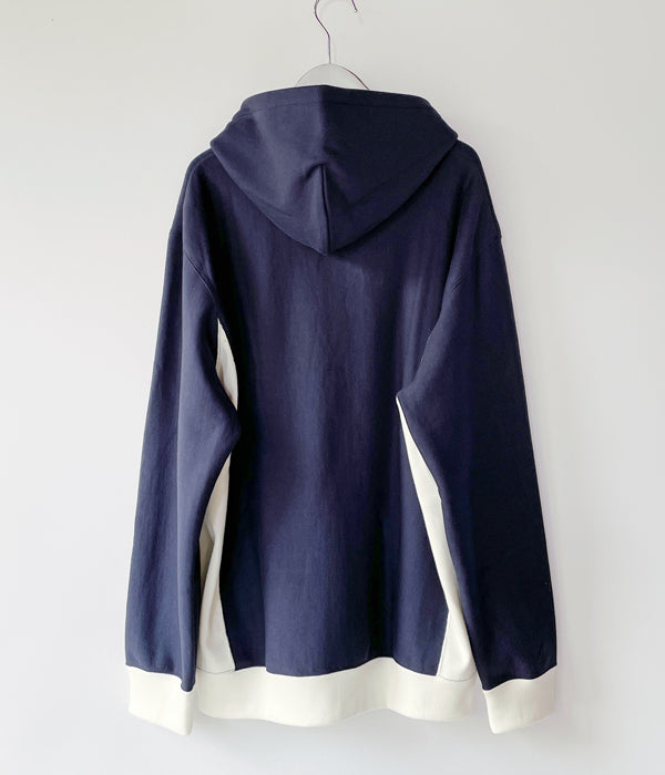 DIGAWEL/REVERSE WEAVE HOODIE (NAVY)