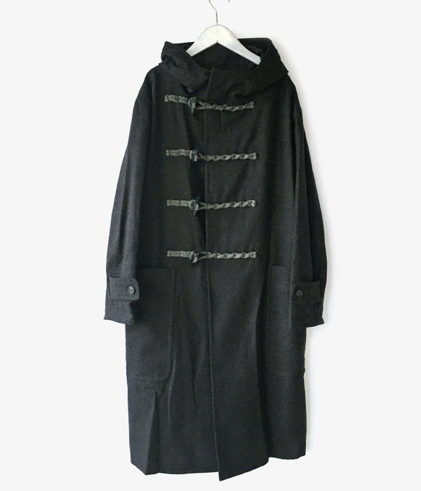 POLYPLOID/DUFFLE COAT C (BLACK MELANGE)