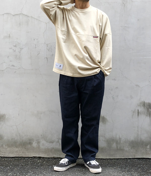 DESCENDANT/CETUS JERSEY LS (BEIGE)