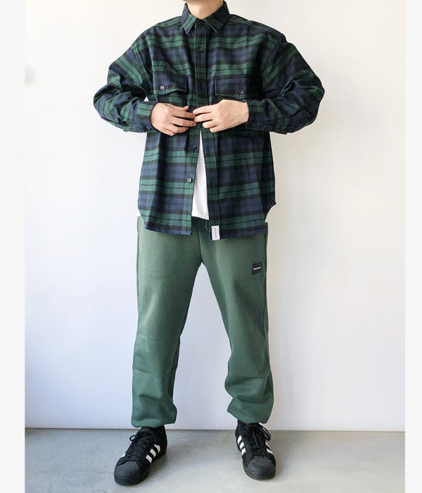 DESCENDANTディセンダント CPOC PLAID LS DESCENDANT/CPOC PLAID LS SHIRT (GREEN)