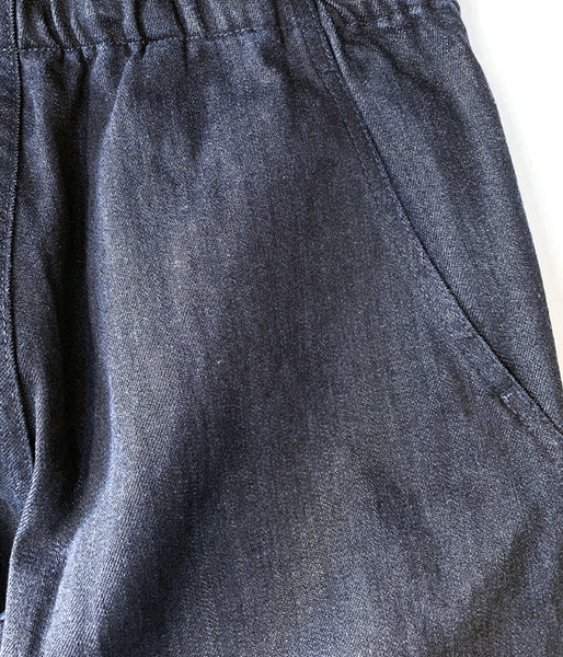 Goldwin Lifestyle/ONE-TUCK TAPERED DENIM PANTS (INDIGO)