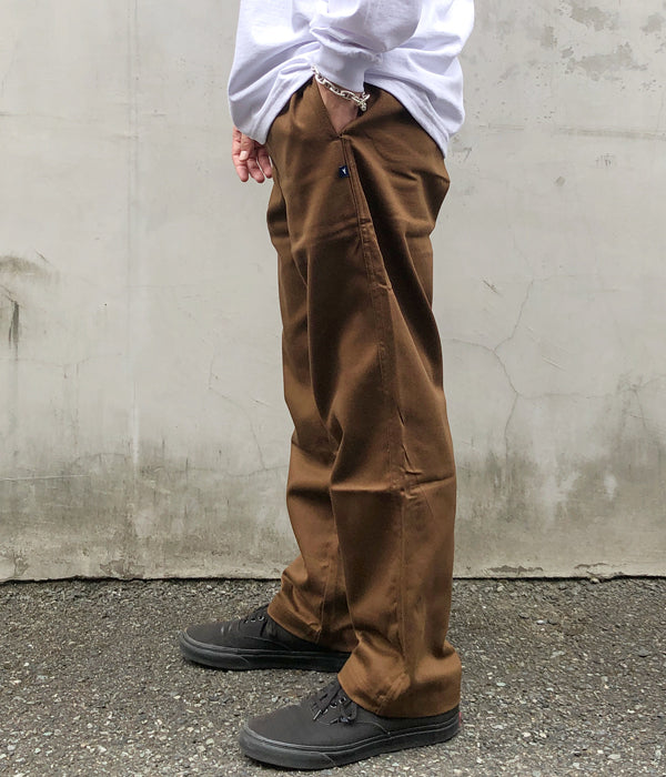 DESCENDANT/SHORE TWILL BEACH PANTS (BROWN)