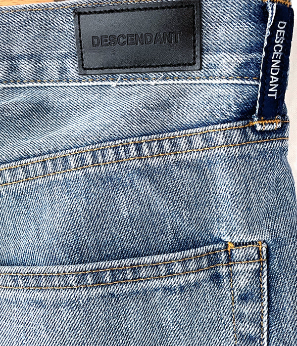 DESCENDANT/1986 STRAIGHT JEANS (INDIGO)