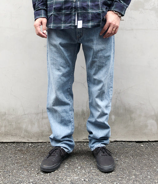 DESCENDANT/1986 STRAIGHT JEANS (INDIGO)