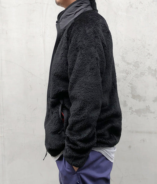 Goldwin Lifestyle/HIGH LOFT FLEECE STAND ZIP (BLACK)