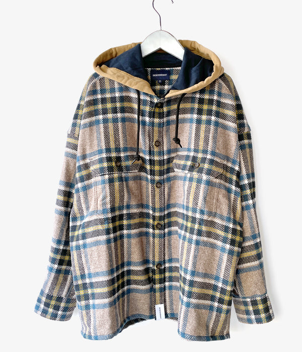 DESCENDANT hooded shirt サイズ3 | hartwellspremium.com