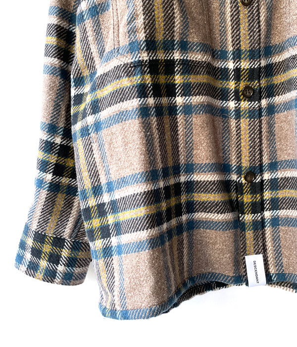 トップス DESCENDANT SPICOLI HOODED LS SHIRT FULL トップス DESCENDANT SPICOLI HOODED LS SHIRT FULL SPICOLI