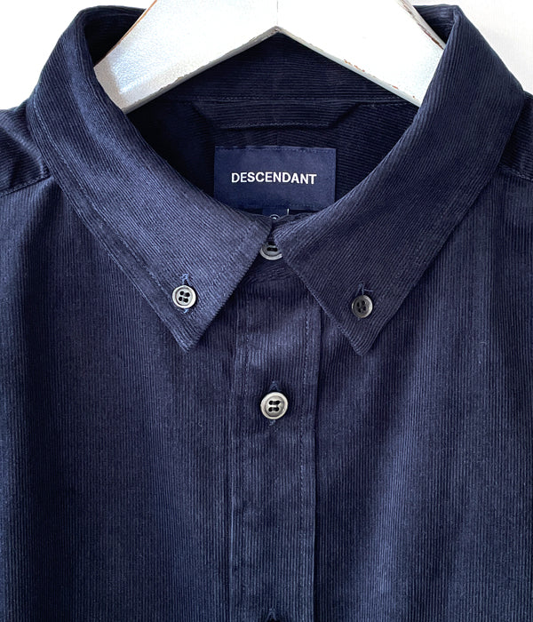 新品 DESCENDANT kennedys corduroy shirts