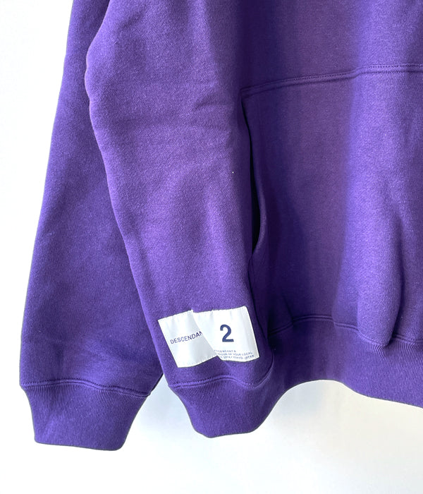 DESCENDANT/PADDLE HOODED SWEAT SHIRT (PURPLE)