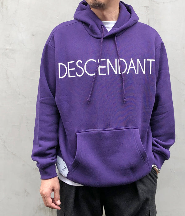 DESCENDANT パープル フーディー M 新品 DESCENDANT/PADDLE HOODED SWEAT SHIRT (PURPLE)