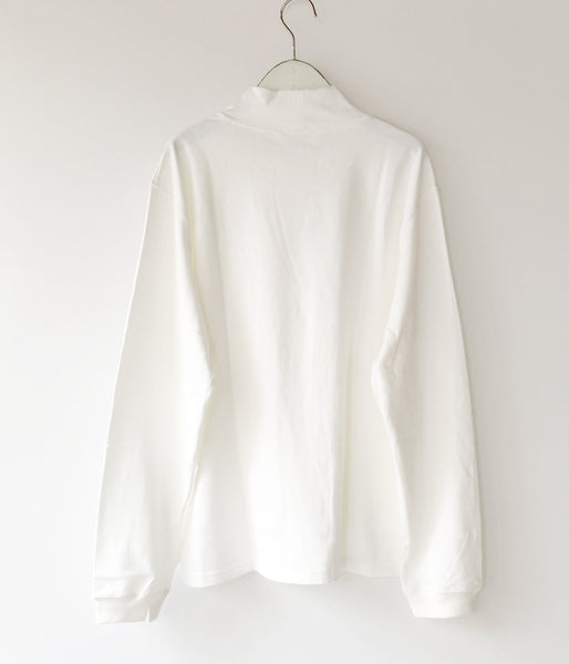 DIGAWEL/MOCKNECK L/S (WHITE)