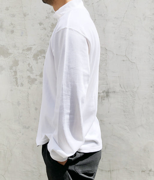 DIGAWEL/MOCKNECK L/S (WHITE)