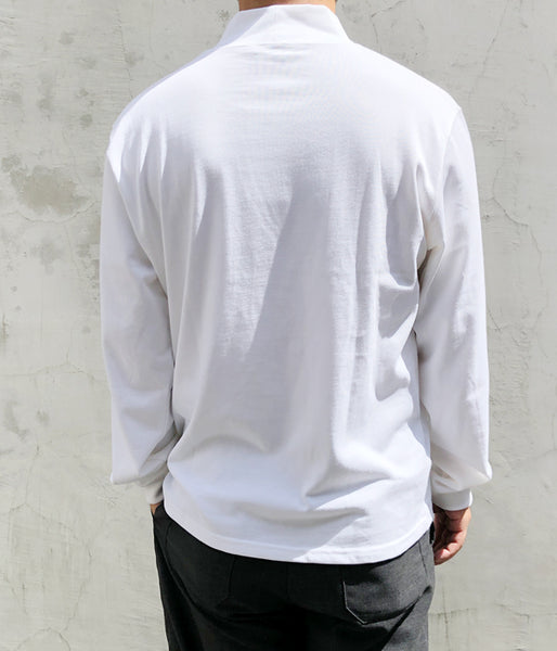 DIGAWEL/MOCKNECK L/S (WHITE)