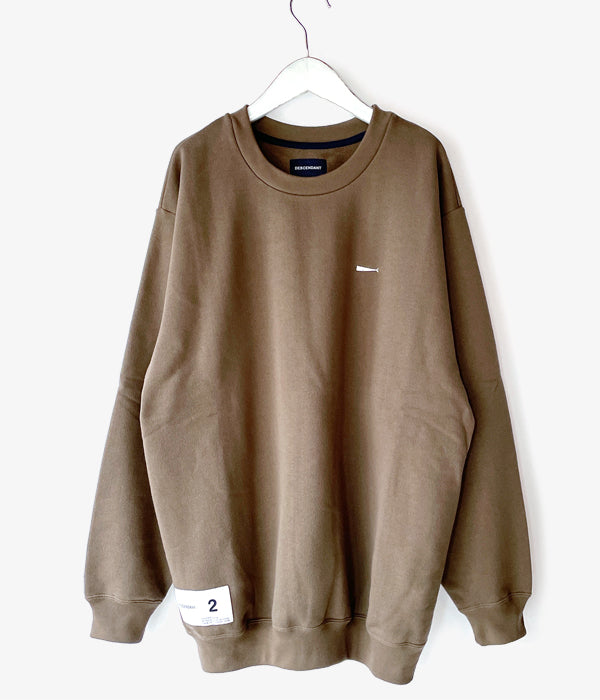 DESCENDANT/PE CREW NECK SWEATSHIRT (OLIVE DRAB)