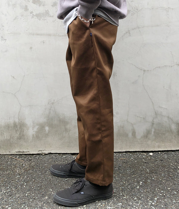 DESCENDANT/DC-6 TWILL TROUSERS (BROWN)