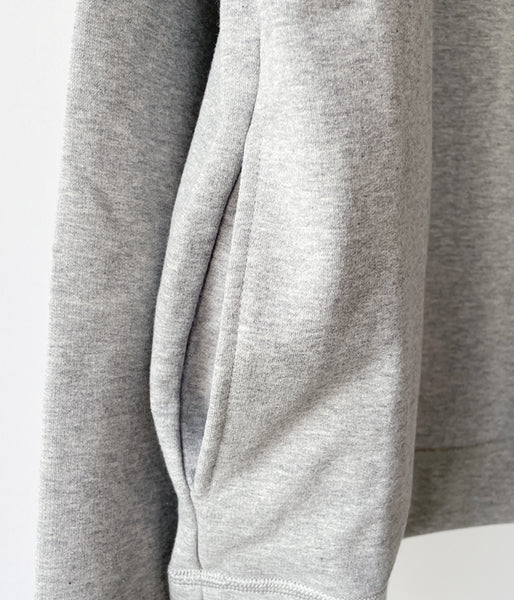 holk/SWEAT PARKA (HEATHER GRAY)