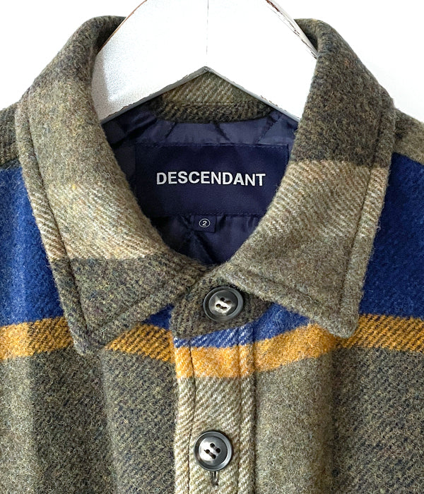 DESCENDANT/CLAIRTON PLAID JACKET (BLUE)