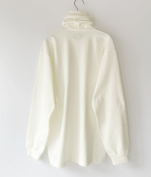 DESCENDANT/CYLINDER HIGH NECK LS (WHITE)