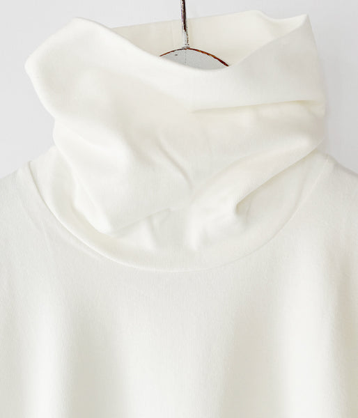 DESCENDANT/CYLINDER HIGH NECK LS (WHITE)