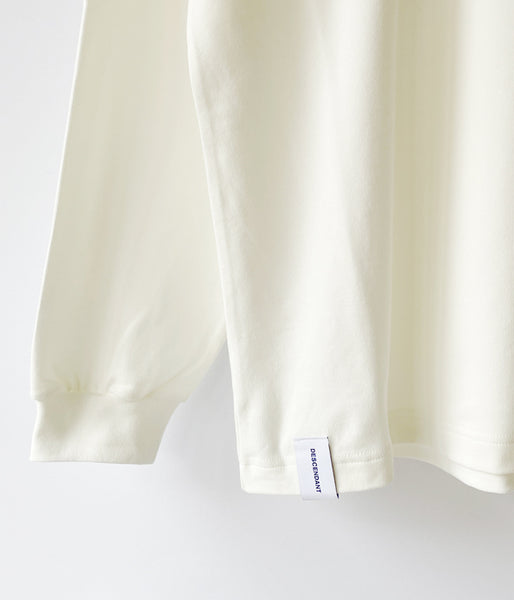 DESCENDANT/CYLINDER HIGH NECK LS (WHITE)