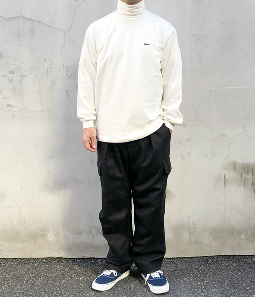 DESCENDANT/CYLINDER HIGH NECK LS (WHITE)