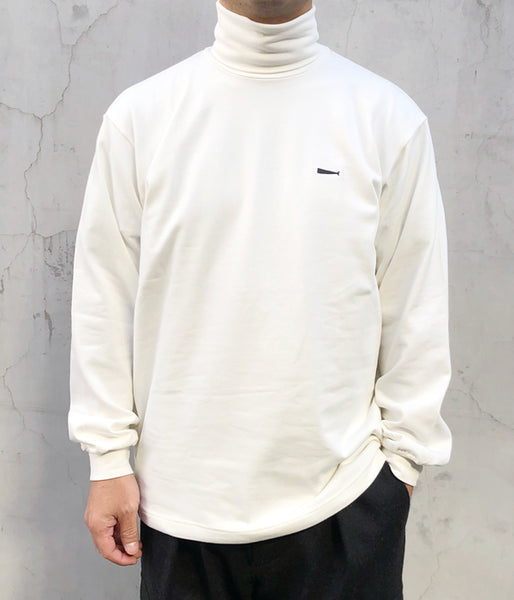 DESCENDANT/CYLINDER HIGH NECK LS (WHITE)