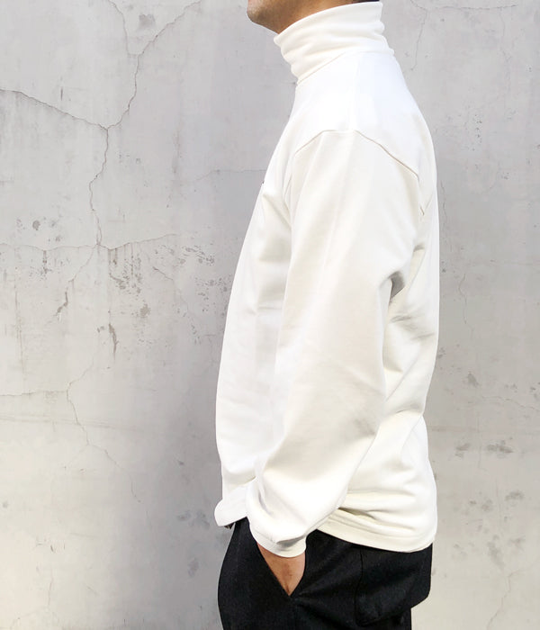 DESCENDANT/CYLINDER HIGH NECK LS (WHITE)