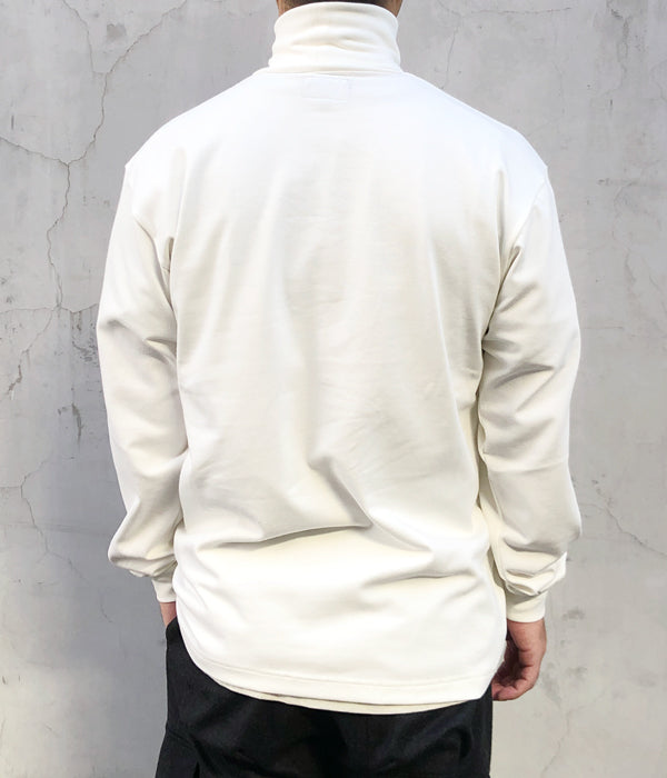 DESCENDANT/CYLINDER HIGH NECK LS (WHITE)