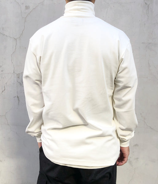 DESCENDANT/CYLINDER HIGH NECK LS (WHITE)